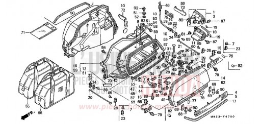 SACOCHE GL1500K de 1989